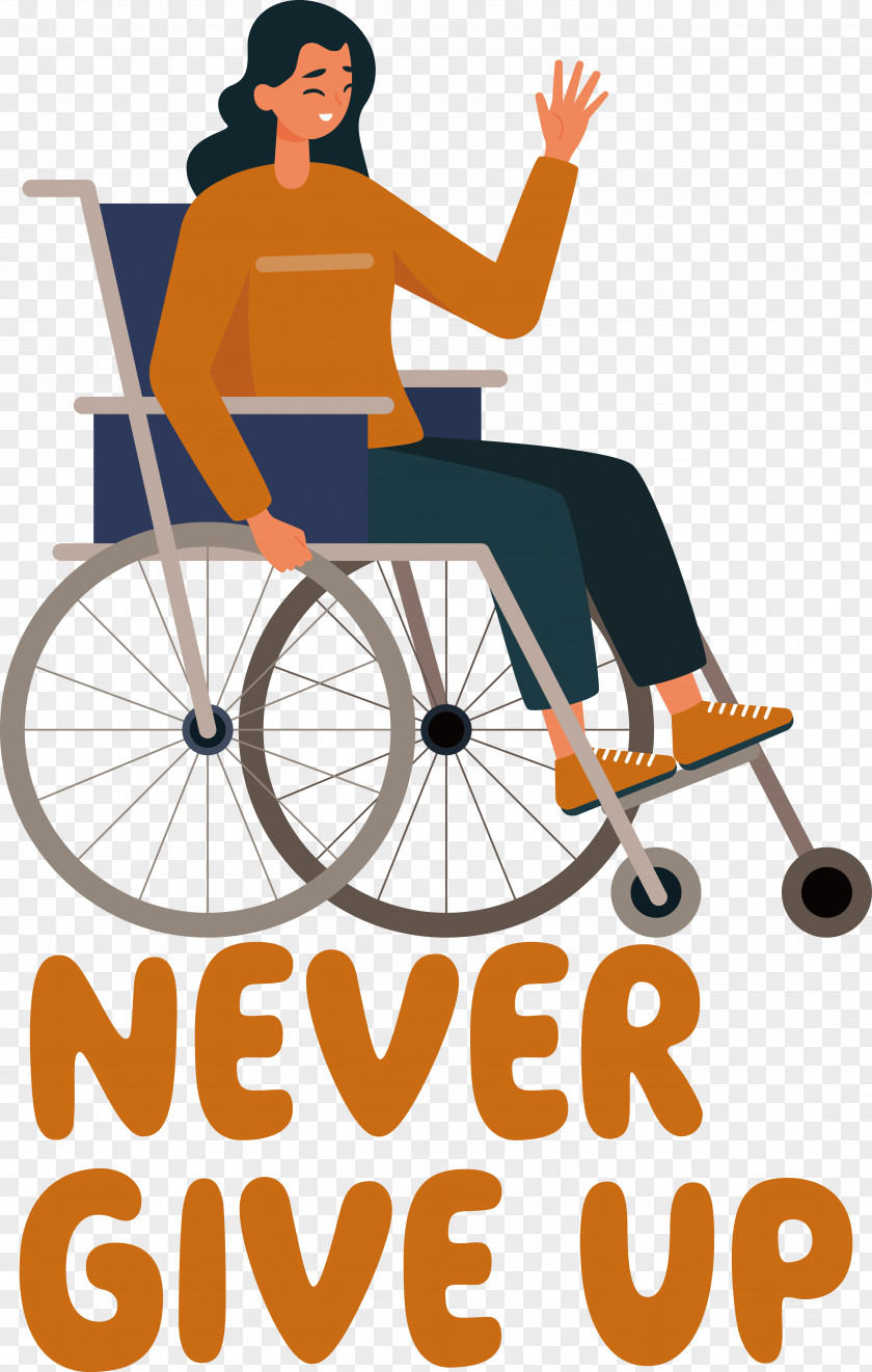 International Disability Day Never Give Up International Day Disabled Persons PNG