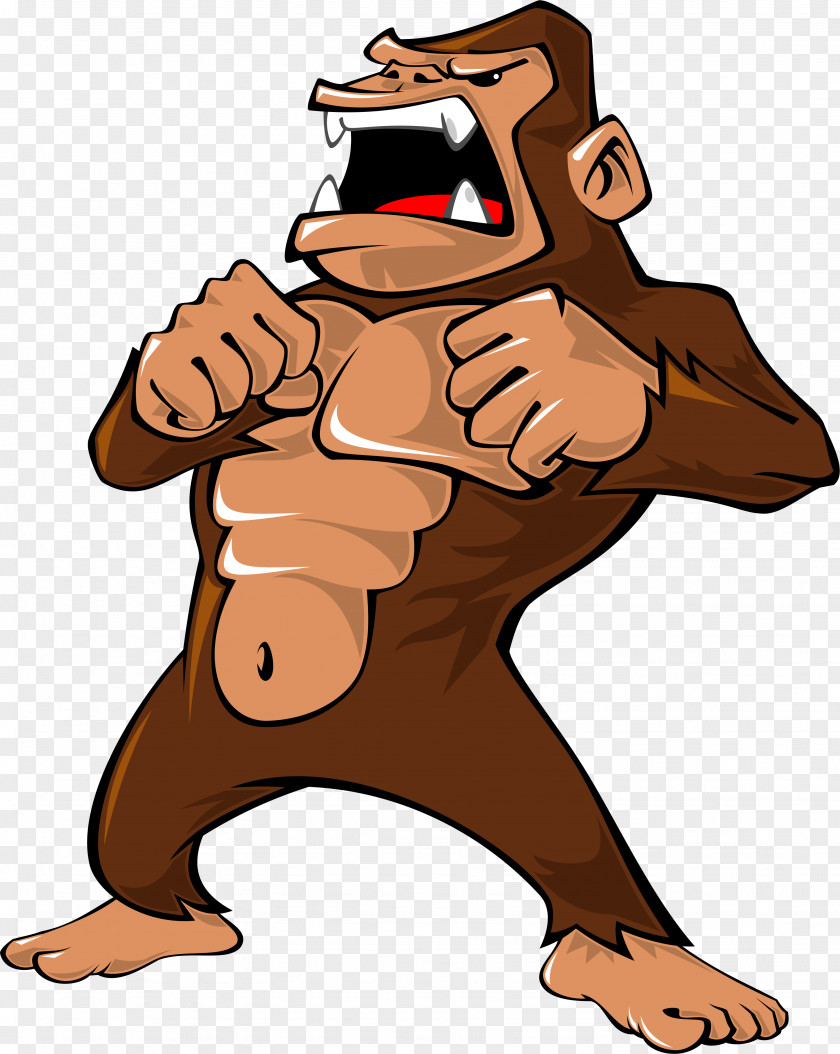 Monkey Ape Western Gorilla Grodd Clip Art PNG