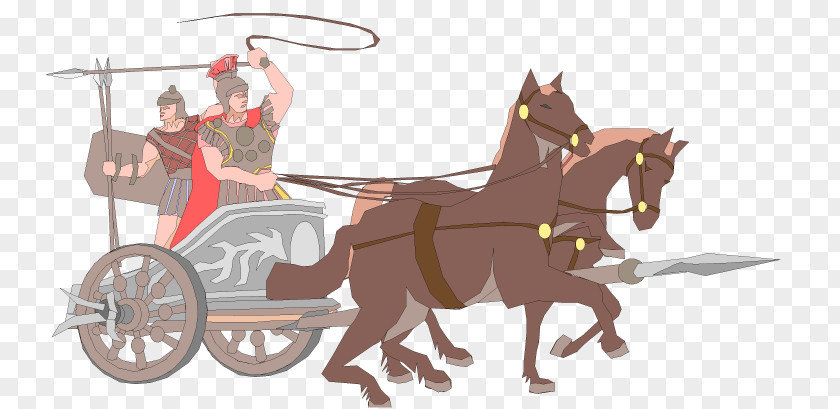 Mustang Chariot Horse Harnesses Wagon Clip Art PNG