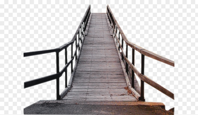 Real Wood Plank Bridge Boundary Clip Art PNG