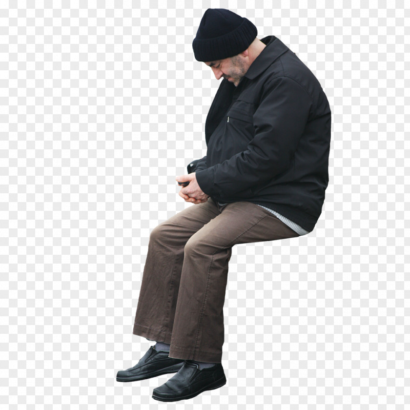 Sitting Man Furniture Chair Woman Silhouette PNG