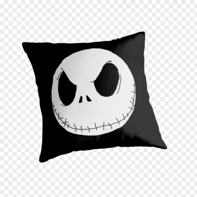 Skull Throw Pillows Cushion Font PNG