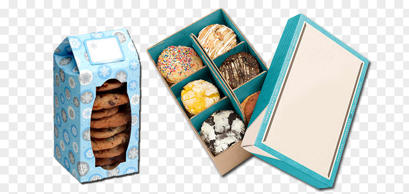 Cookie Packaging Bakery Chocolate Brownie Donuts Paper Box PNG