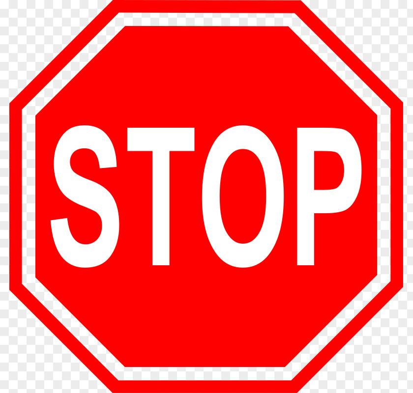 Stop Sign Priority Signs Traffic Clip Art PNG