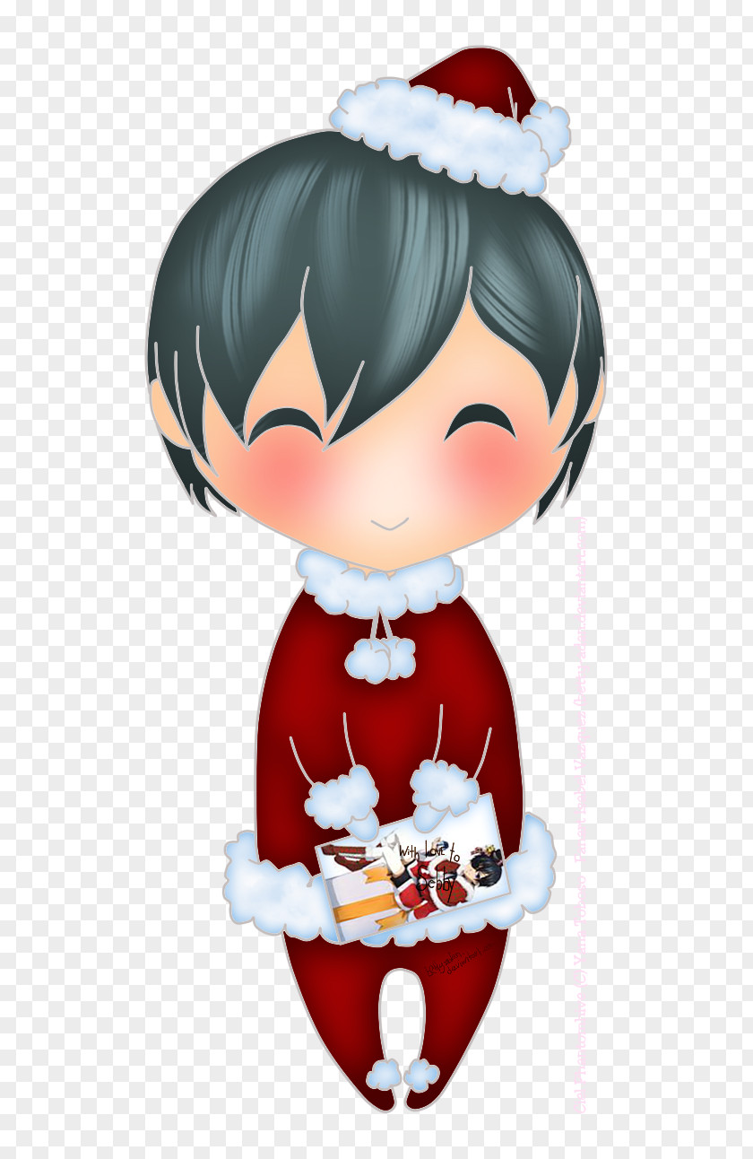 Yana Toboso Sebastian Michaelis Christmas Ornament Cartoon PNG