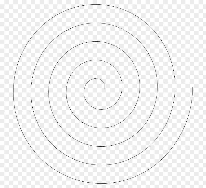 Circle Spiral White Angle PNG