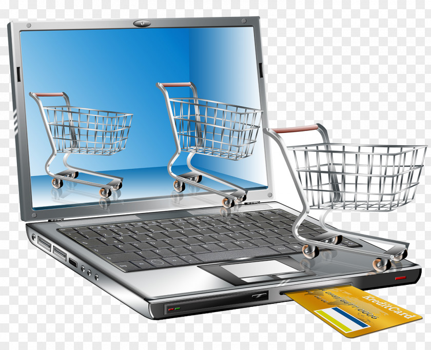 Credit Card Online Shopping Cart E-commerce Electronic Business Logistics PNG