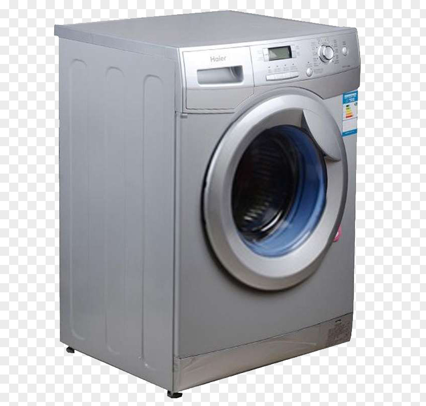 Domestic Single Barrel Of Haier Washing Machine Material Home Appliance Laundry PNG
