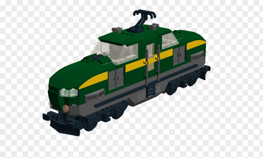 Electric Locomotive Train Railroad Car Rail Transport PNG