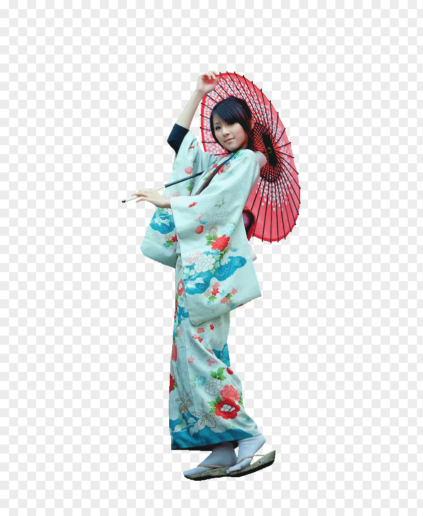 Geisha Kimono PNG