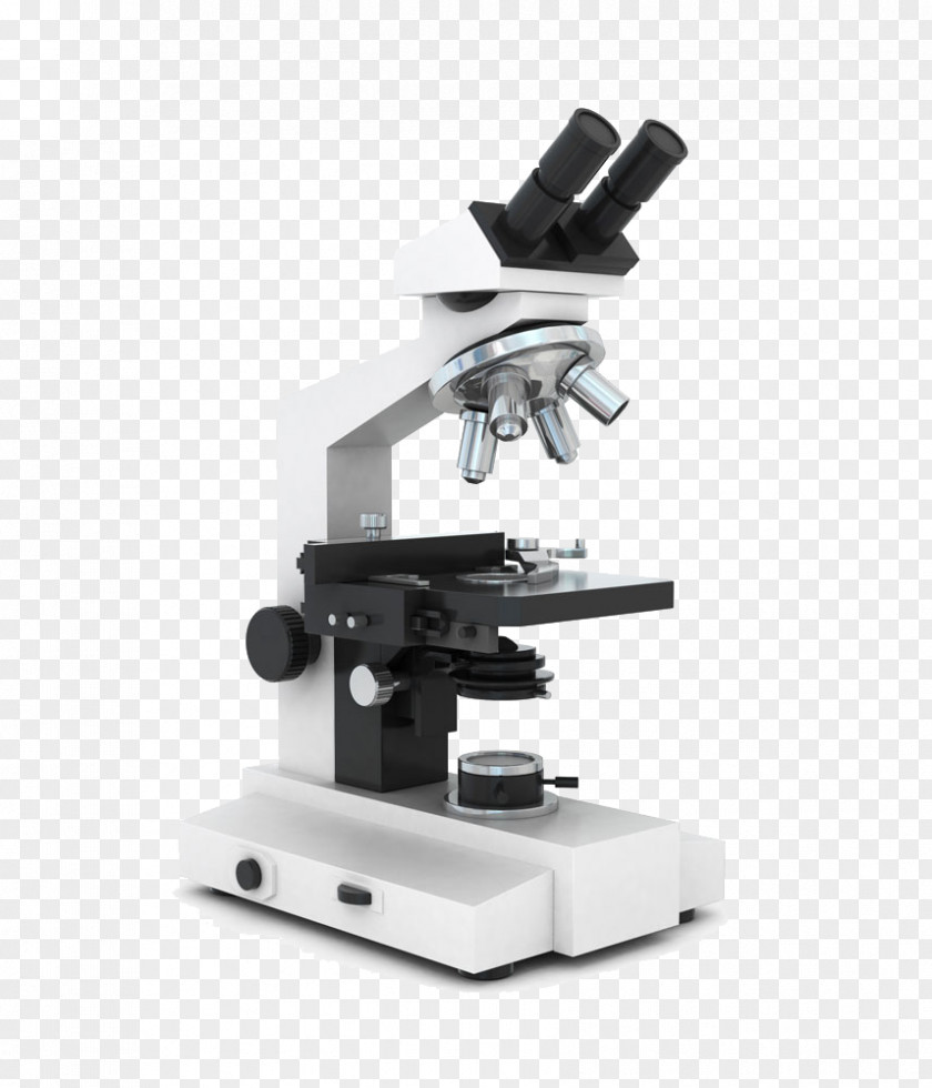 Medical Microscope Laboratory Illustration PNG