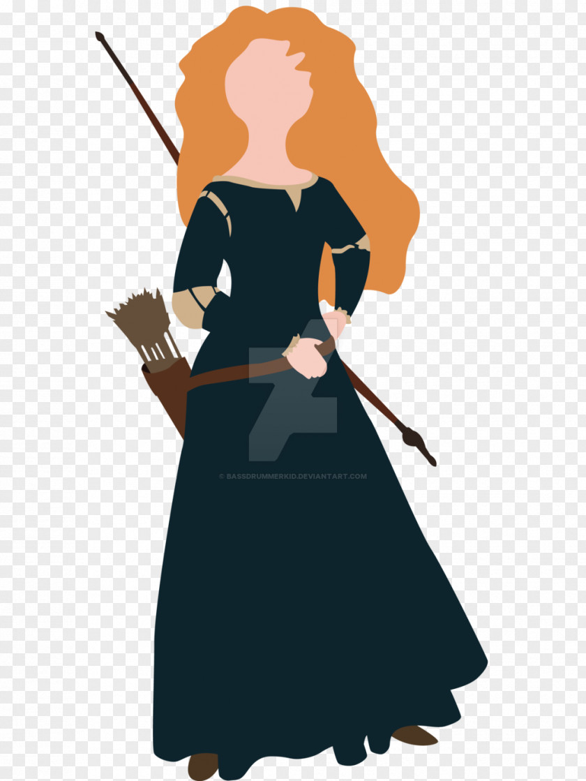 Merida Disney Princess Pixar Costume PNG