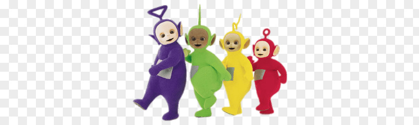 Teletubbies Walking In Line PNG Line, four illustration clipart PNG