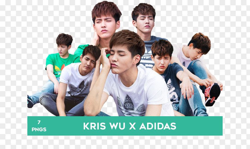Adidas Log Kris Wu DeviantArt Artist EXO PNG