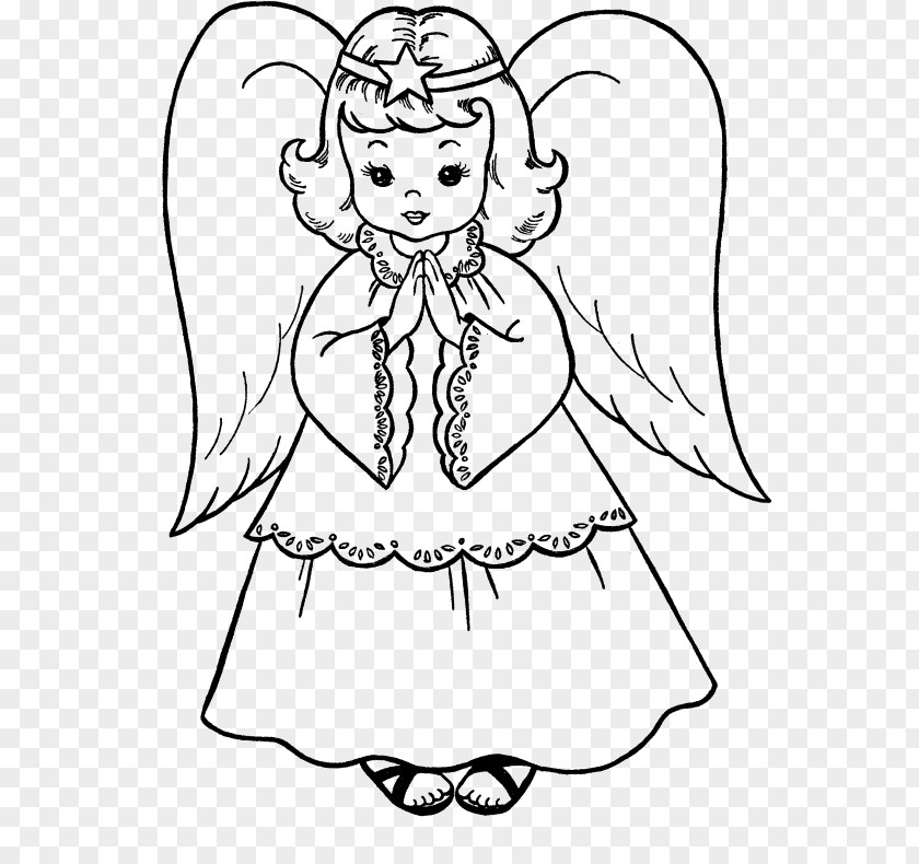 Angel Coloring Book Child Gabriel Christmas PNG