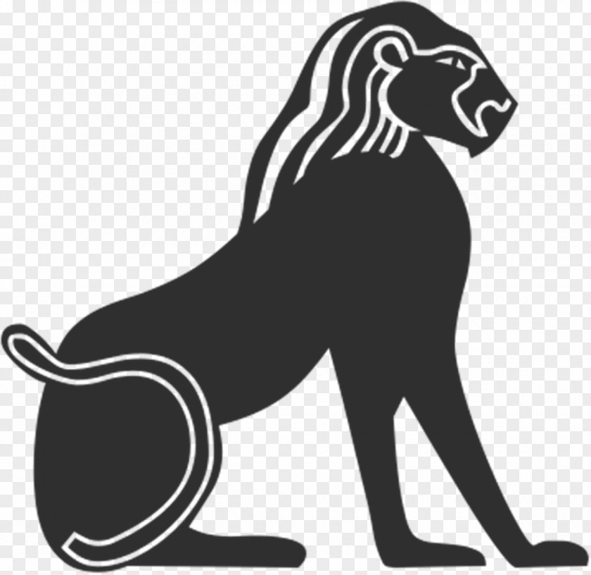 Egypt Ancient Egyptian Hieroglyphs Bastet Lion PNG