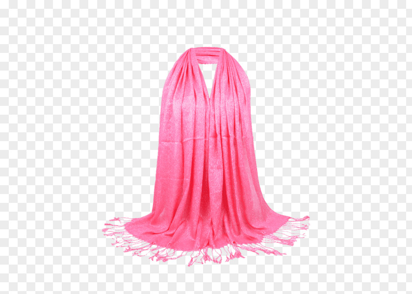 Neck Silk Pink M Stole PNG
