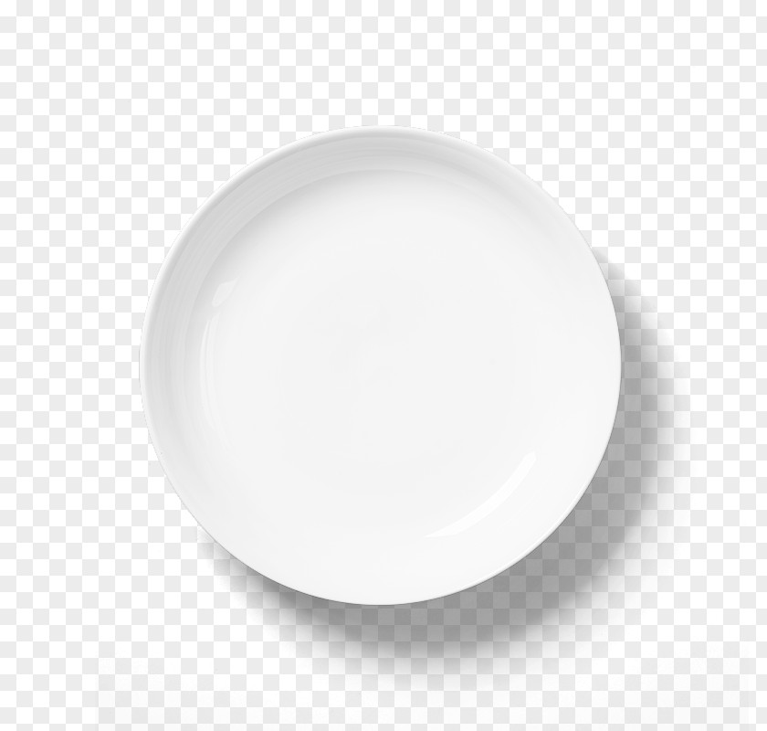 White Dish Plate Tableware Circle PNG