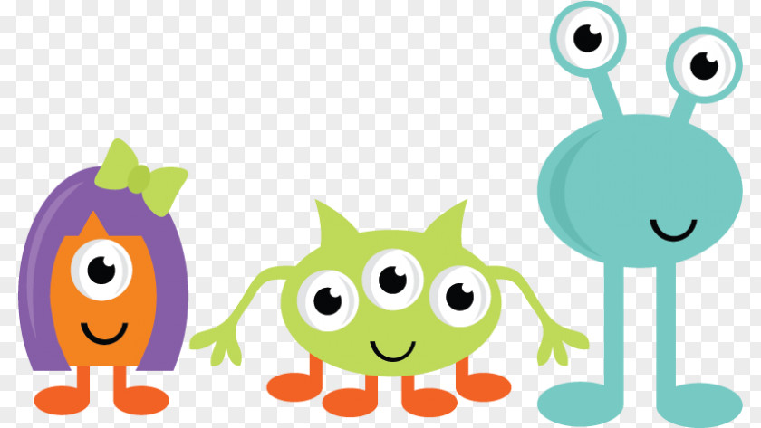 Cartoon Monster Cliparts Party Cookie Clip Art PNG