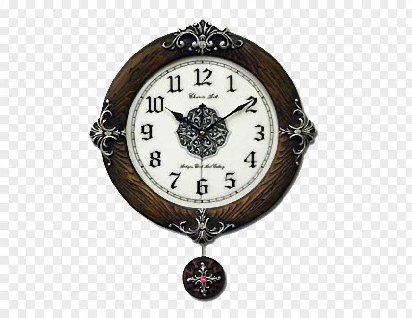 Circular Wall Clock Alarm PNG
