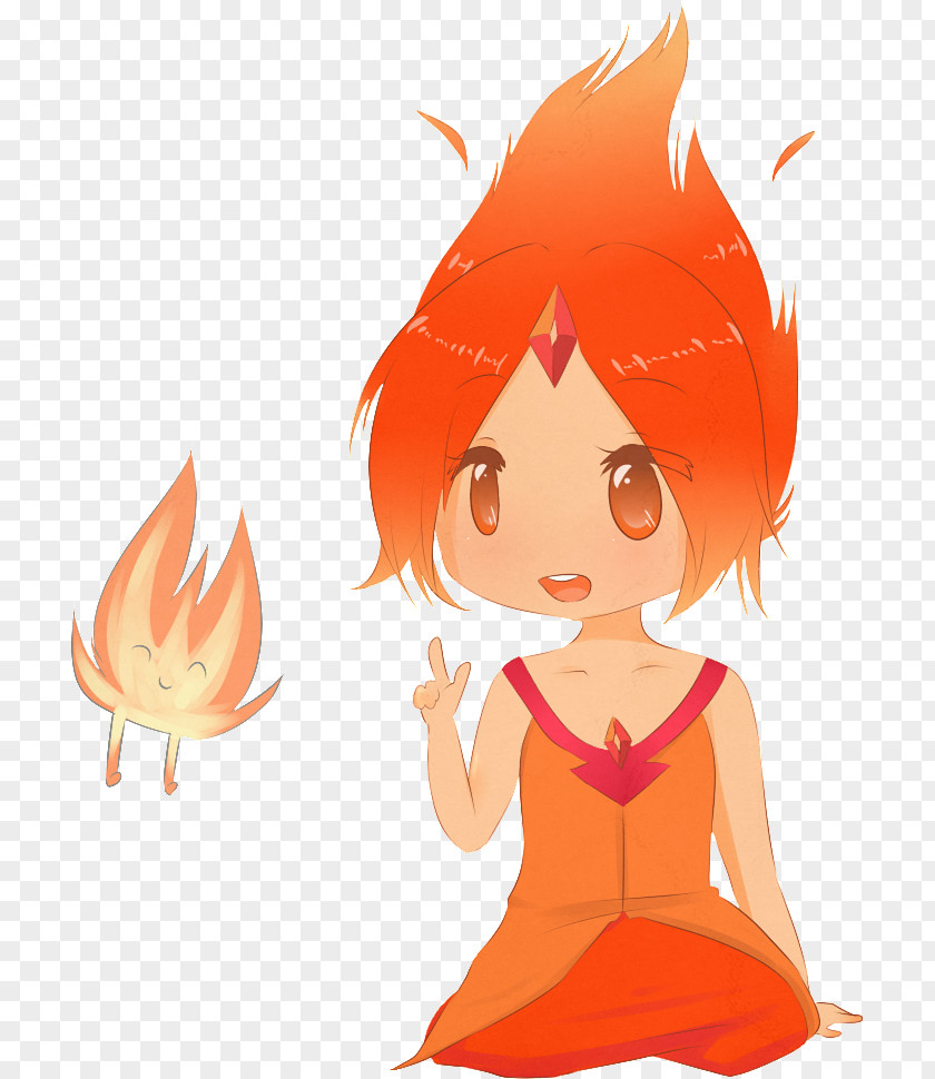 Flame Princess Fan Art Drawing PNG
