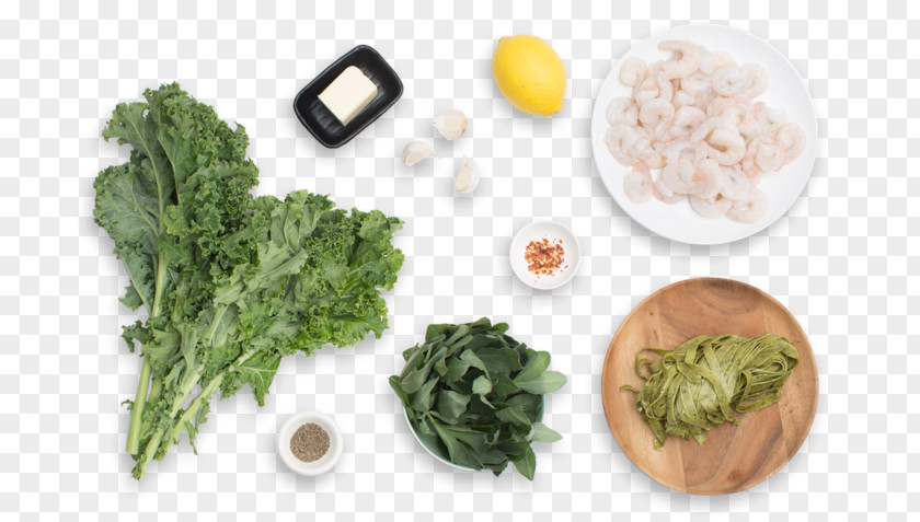 Fresh Ingredients Leaf Vegetable Vegetarian Cuisine Pasta Recipe Linguine PNG