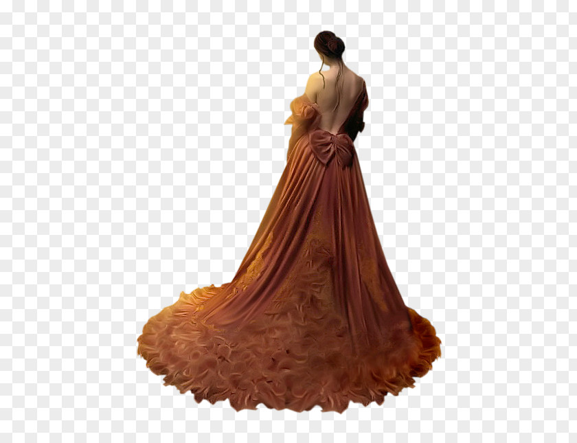 Jauneorange Gown Shoulder PNG