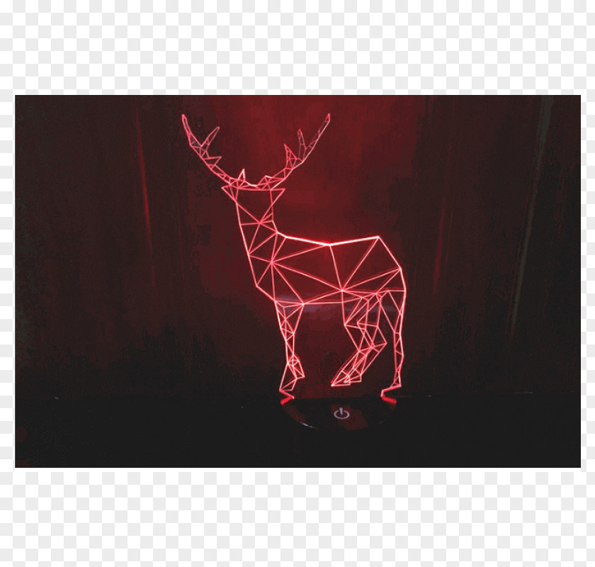 Reindeer Light LED Lamp PNG