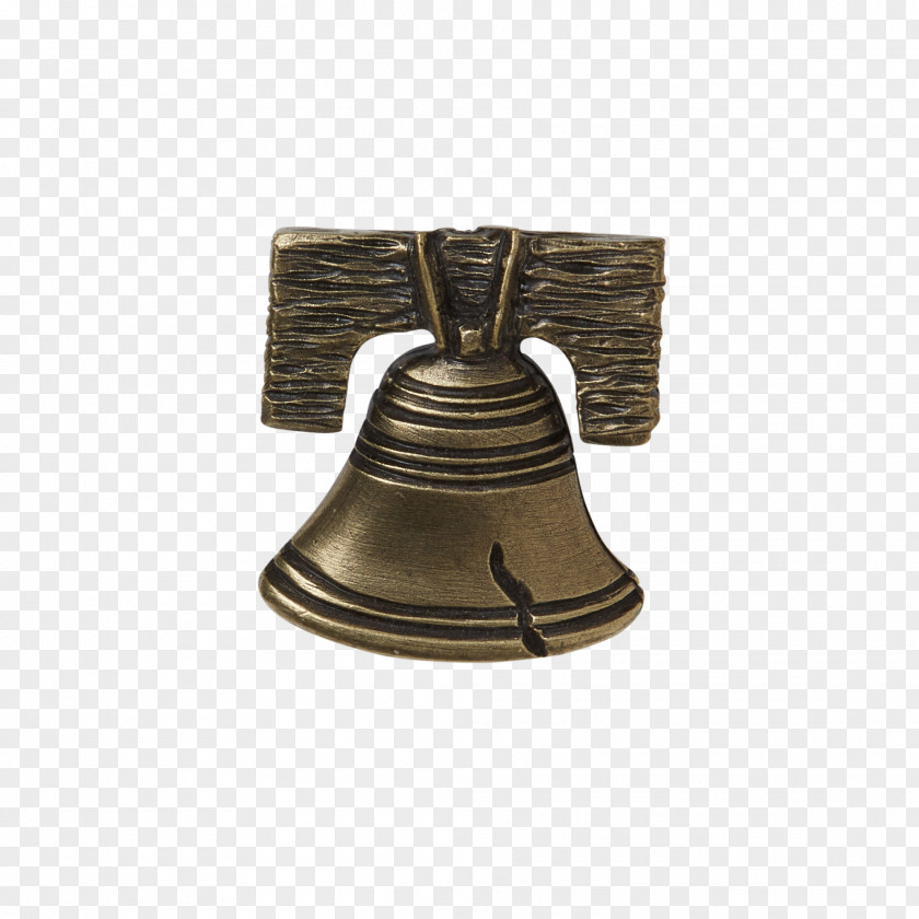 Viking Hat Liberty Bell Hatpin Brass PNG