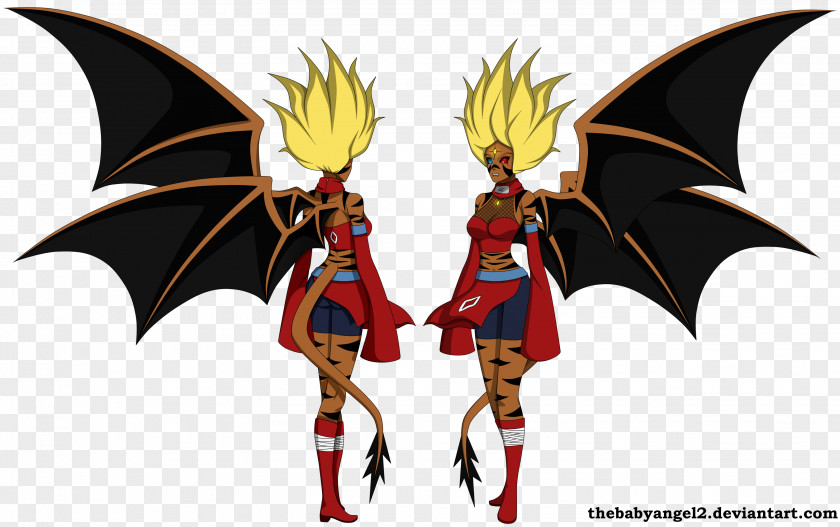 Angel And Demon Cartoon PNG