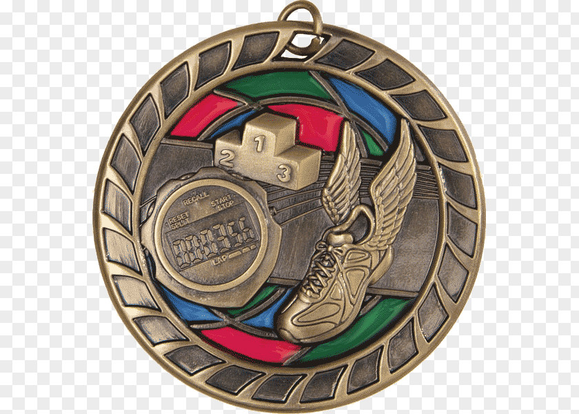 Glass Trophy Stained Medal Award PNG