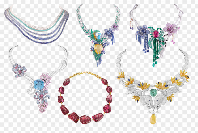 Necklace Jewellery Bijou Diamond Gemstone PNG