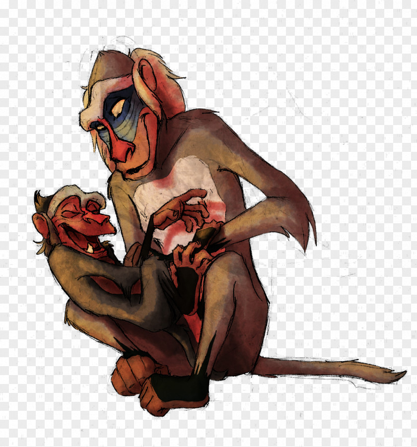 Simba Rafiki Homo Sapiens Finger Legendary Creature Human Behavior PNG