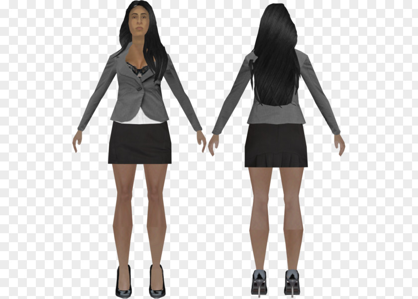 Women Skin Miniskirt Sleeve PNG