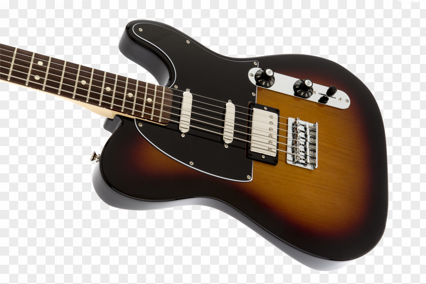 Bass Guitar Electric Fender Standard Telecaster Blacktop PNG