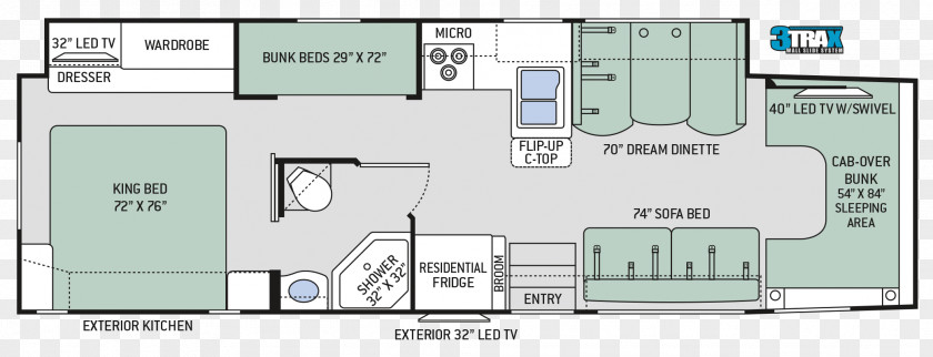 House Campervans Ford Motor Company Thor Coach Vehicle Floor Plan PNG