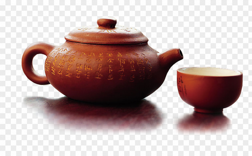 Retro Tea Yixing Clay Teapot Teaware PNG
