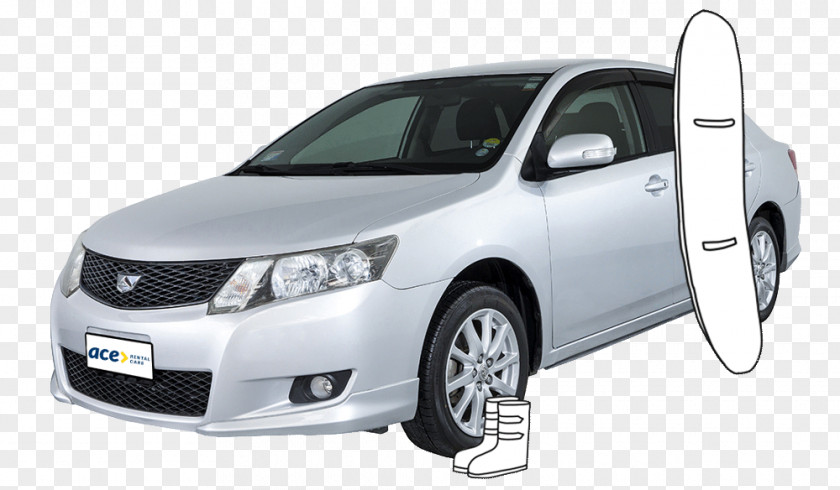 Toyota Allion Bumper Mid-size Car Luxury Vehicle Suzuki SX4 PNG