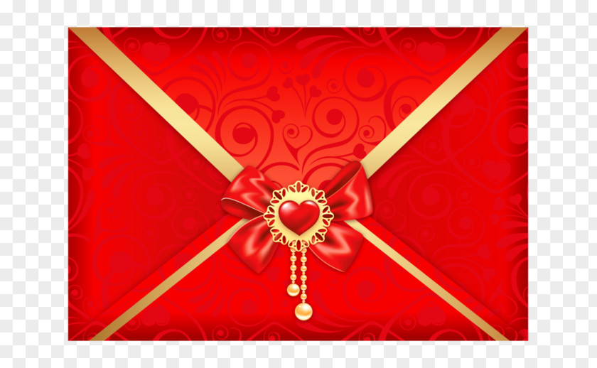 Valentine's Day Letter Clip Art PNG