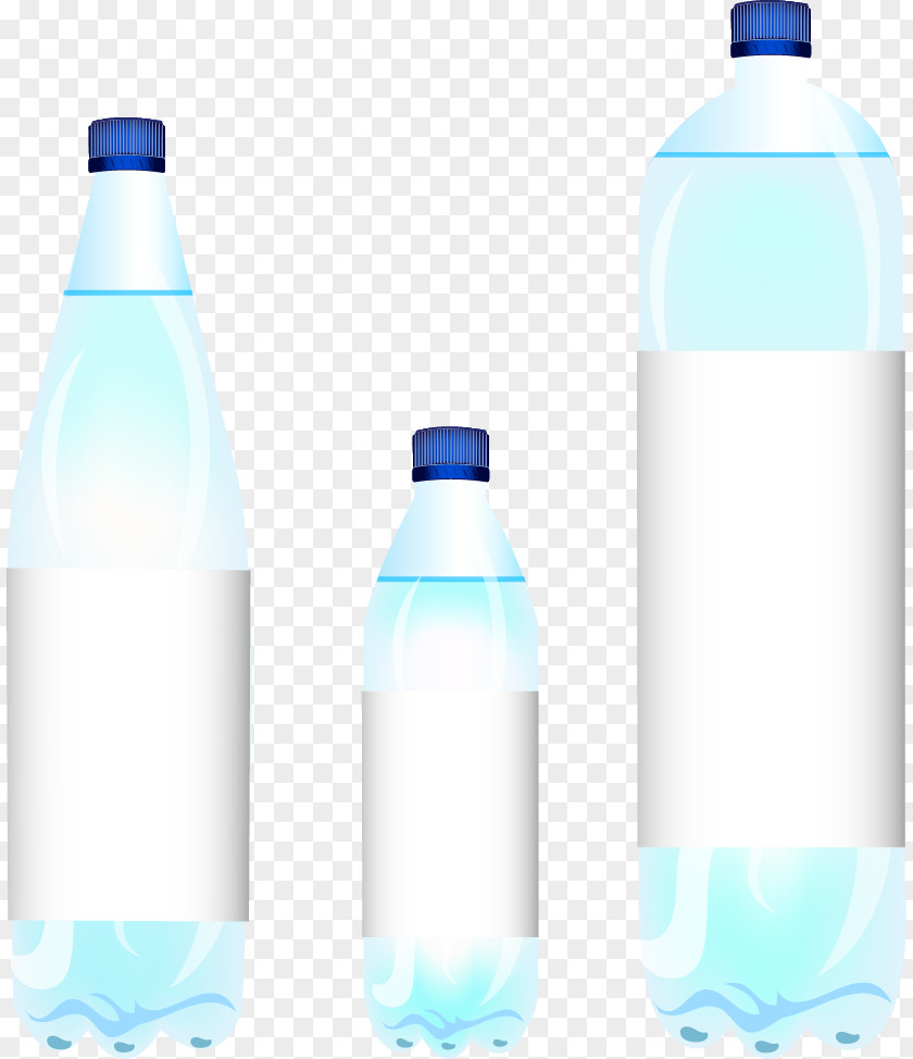 Vector Water Bottles Bottle Euclidean Mineral PNG