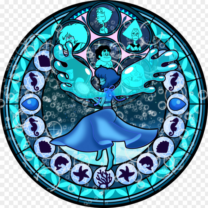 Youtube YouTube Stained Glass Lapis Lazuli Art PNG