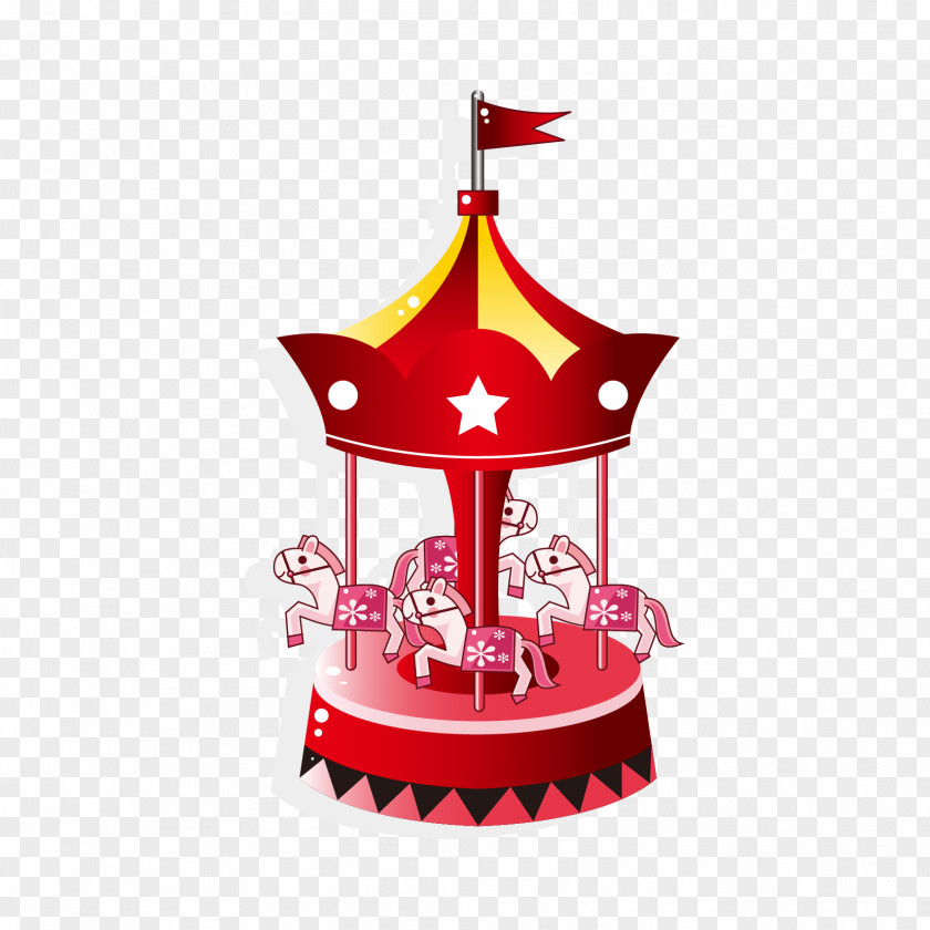 Zebra Carousel Horse Amusement Park Vector Graphics Playground Drawing PNG