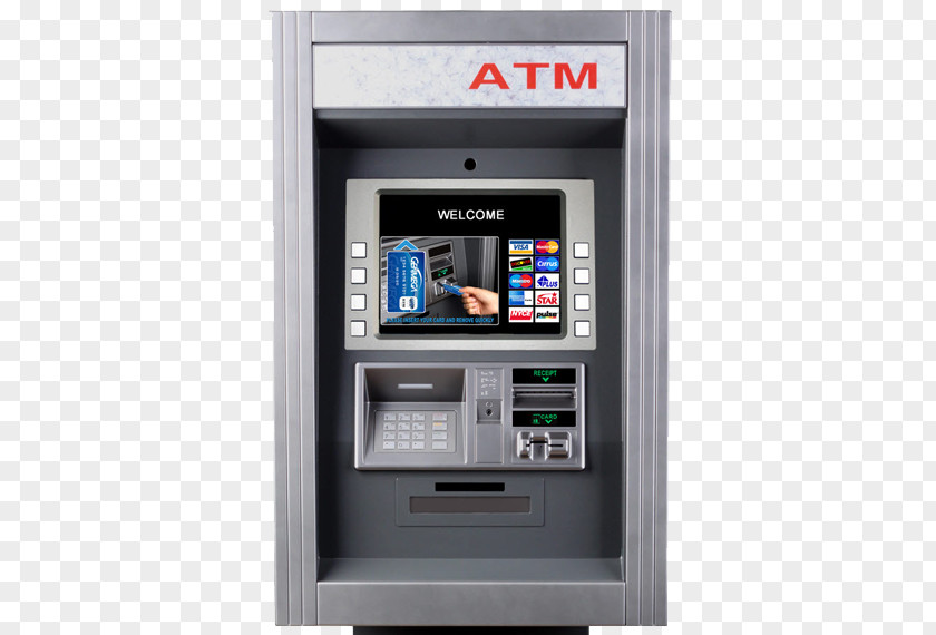 ATM Machine Transparent Automated Teller Genmega Inc. ATMPartMart.com Service PNG