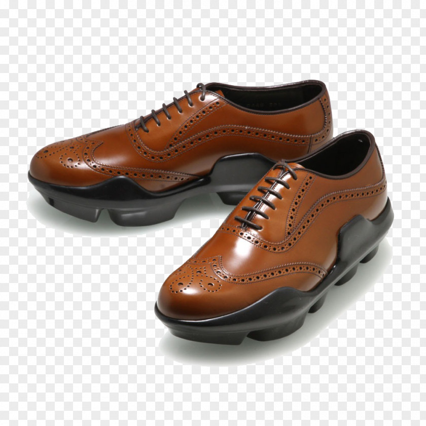 Bullock Carved Leather Shoes Men's Oxford Shoe Dress PNG