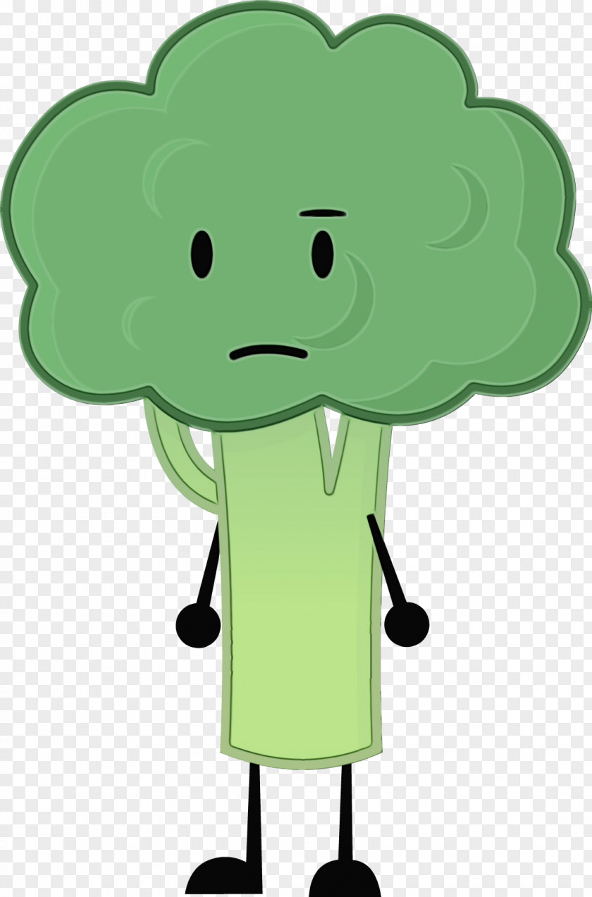 Leaf Vegetable Animation Green Background PNG