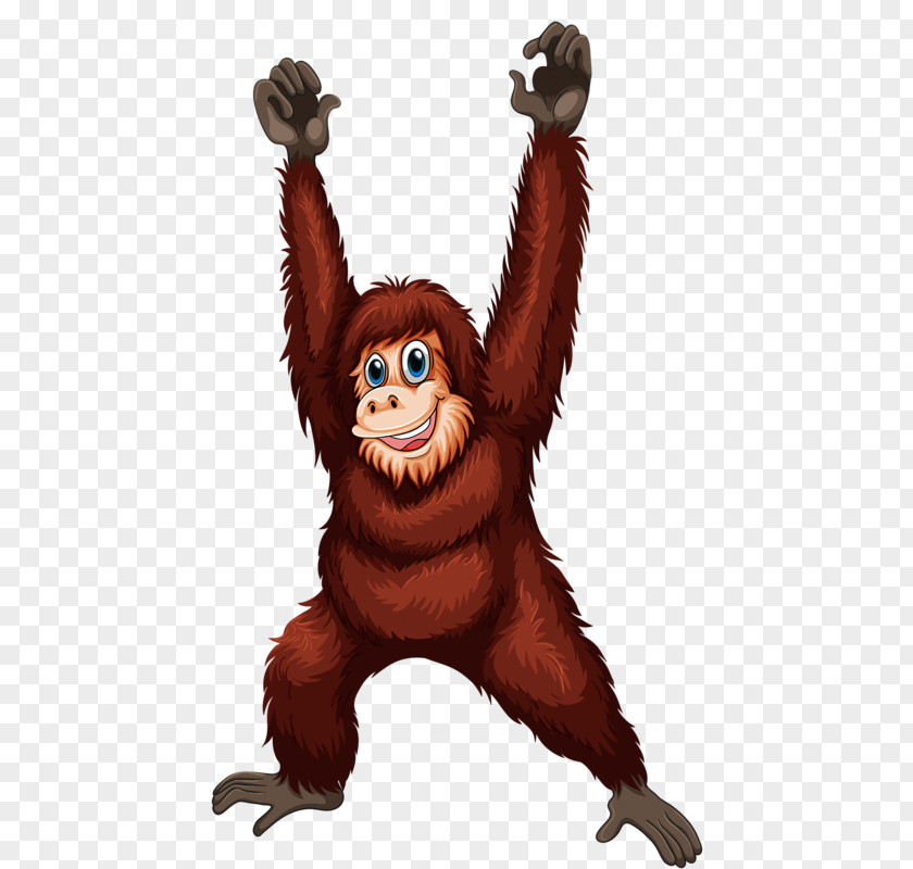 Cartoon Gorilla Orangutan Ape Royalty-free Clip Art PNG