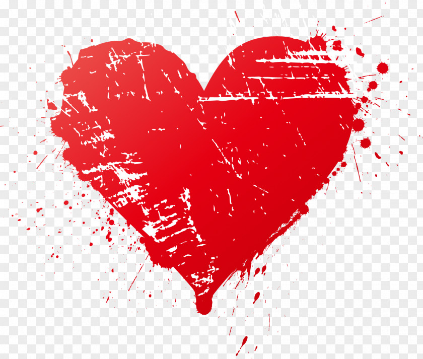 Heart Computer File PNG file, Romantic Valentine's Day heart graffiti, red illustration clipart PNG