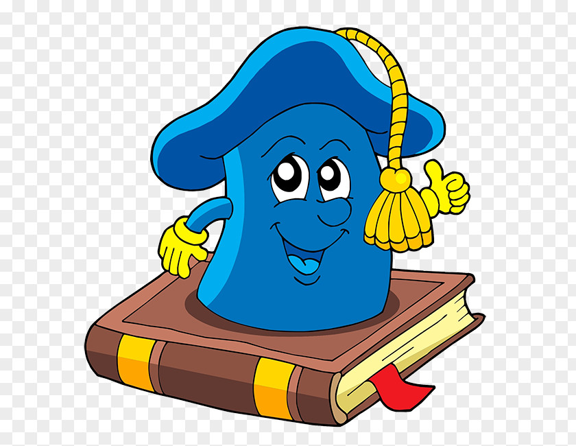 Knowledgeable Cartoon Characters With Blue Hats Knowledge PNG