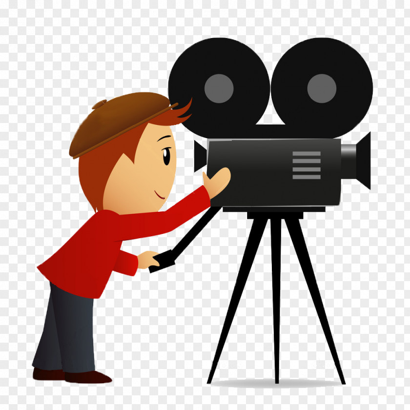 Movie Theatre Camera Operator Film Cartoon Photography PNG