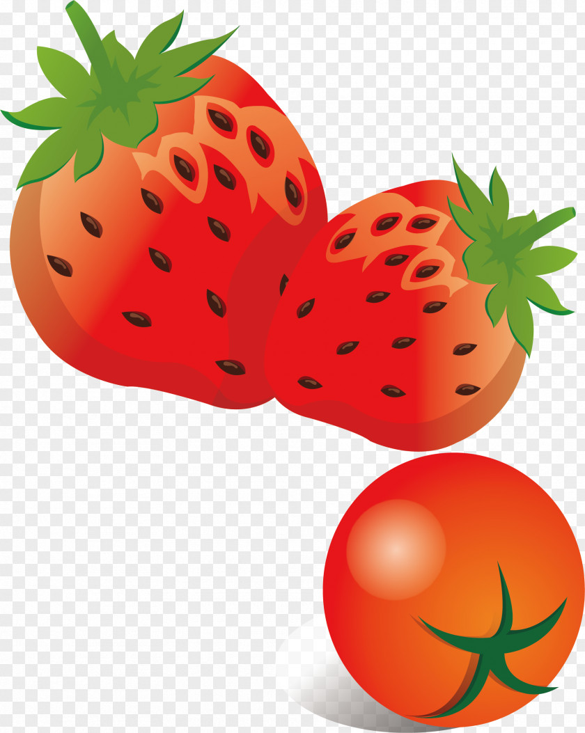 Strawberry Vector Element Aedmaasikas PNG